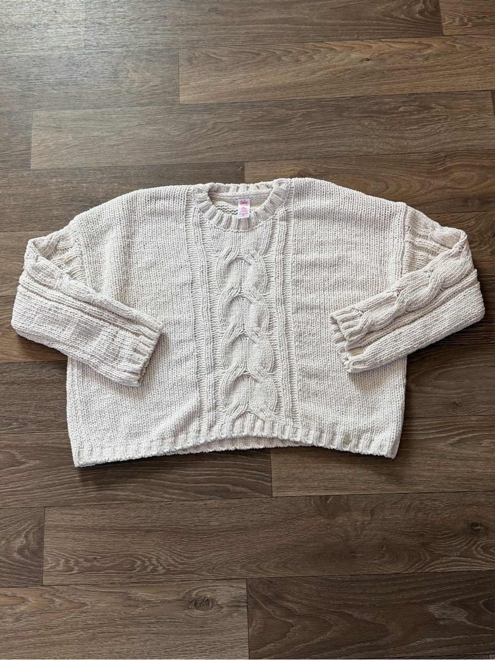 Justice Girls Cable Knit Sweater XL